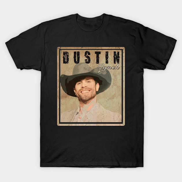 dustin lynch 14// design T-Shirt by katroxdesignshopart444